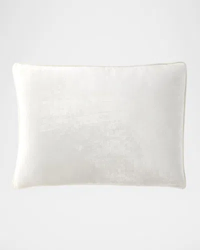 Tl At Home Vintage Velvet Corded Dutch Sham With Insert In Ivory