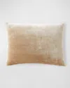 Tl At Home Vintage Velvet Dutch Sham With Insert In Taupe