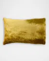 Tl At Home Vintage Velvet Open King Sham In Kiwi Black