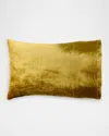 Tl At Home Vintage Velvet Open Standard Sham In Kiwi Black