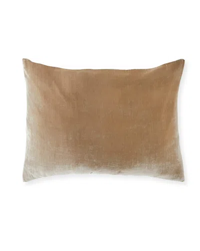 Tl At Home Vintage Velvet Pillow, 26" X 36" In Taupe