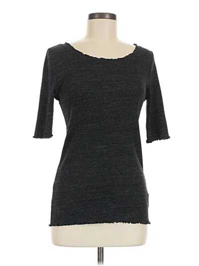 Pre-owned T.la 3/4 Sleeve Top Gray Scoop Neck Tops