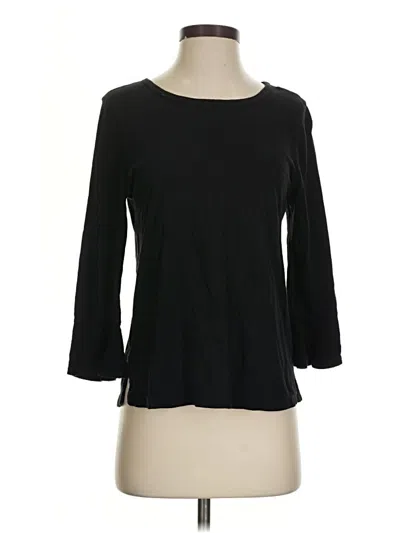 Pre-owned T.la 3/4 Sleeve T-shirt In Black