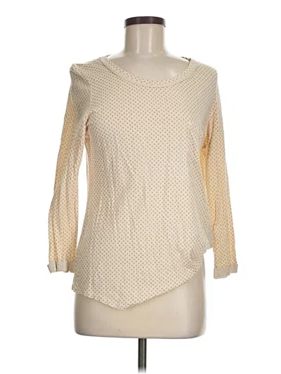 Pre-owned T.la 3/4 Sleeve T-shirt In Ivory