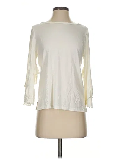 Pre-owned T.la 3/4 Sleeve T-shirt In Ivory