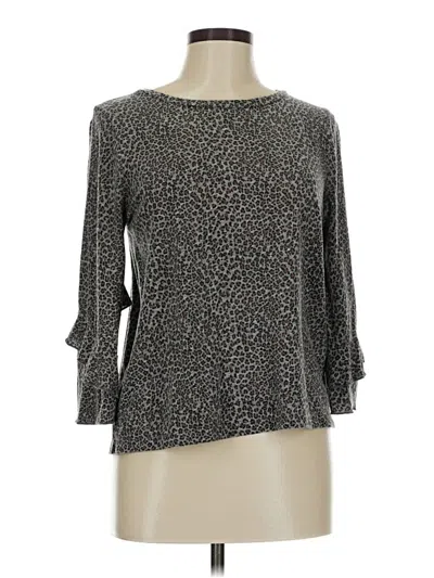 Pre-owned T.la 3/4 Sleeve T-shirt In Silver