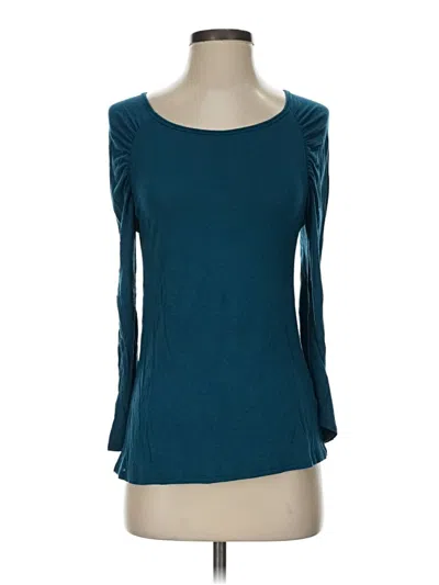Pre-owned T.la 3/4 Sleeve T-shirt In Teal