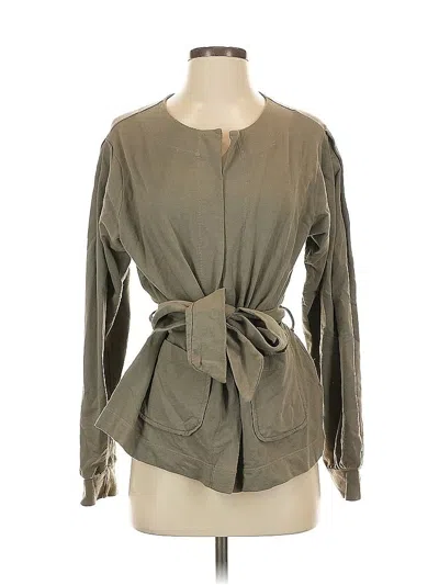 Pre-owned T.la Cardigan Sweater In Brown