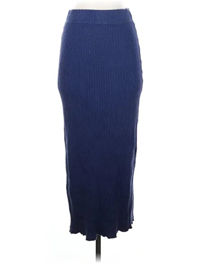 Pre-owned T.la Casual Skirt In Blue