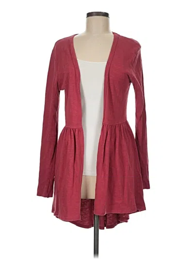 Pre-owned T.la Kimono In Burgundy