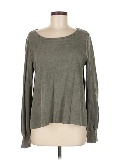 Pre-owned T.la Long Sleeve T-shirt In Gray