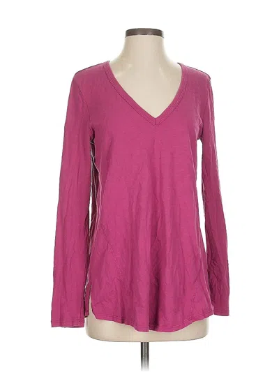 Pre-owned T.la Long Sleeve T-shirt In Pink