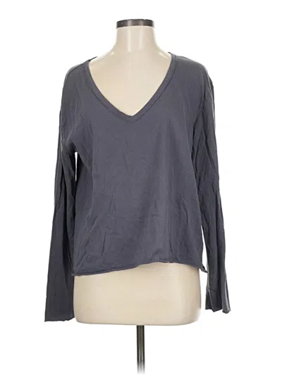 Pre-owned T.la Long Sleeve T-shirt In Gray