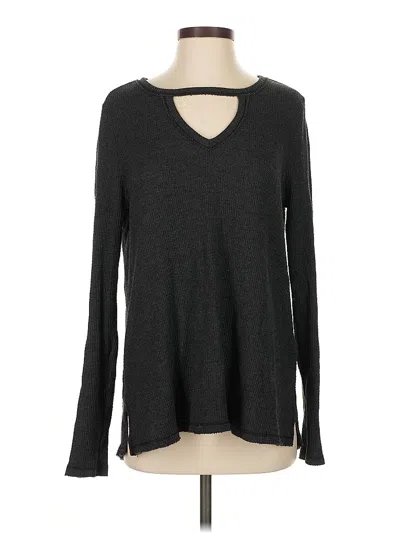 Pre-owned T.la Long Sleeve T-shirt In Gray