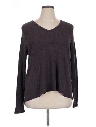 Pre-owned T.la Long Sleeve T-shirt In Gray