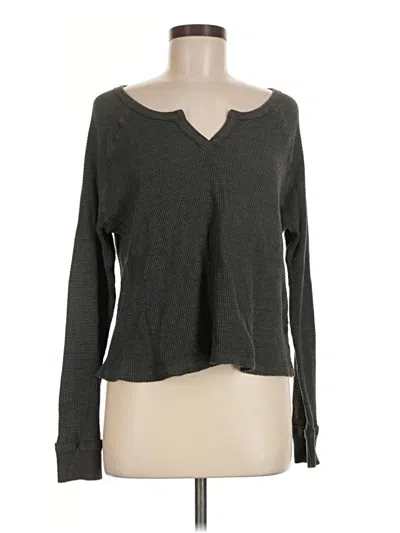Pre-owned T.la Long Sleeve T-shirt In Gray