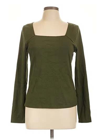 Pre-owned T.la Long Sleeve T-shirt In Green