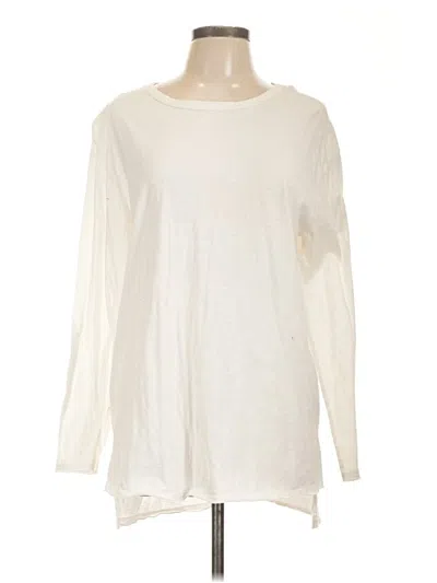 Pre-owned T.la Long Sleeve T-shirt In Ivory