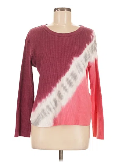 Pre-owned T.la Long Sleeve T-shirt In Red