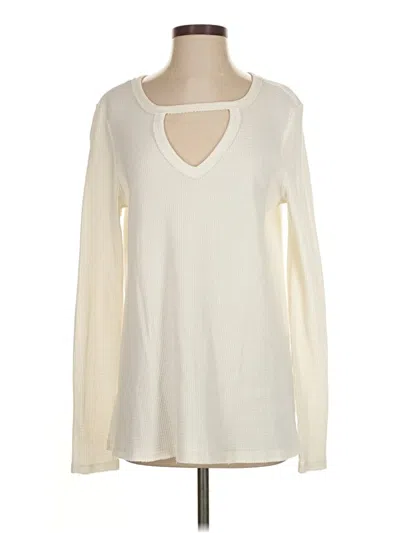 Pre-owned T.la Long Sleeve T-shirt In White