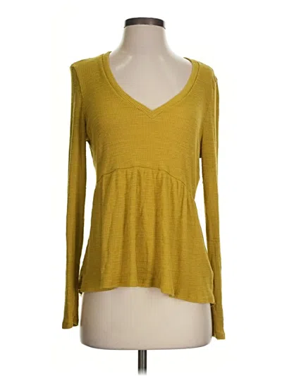 Pre-owned T.la Long Sleeve T-shirt In Yellow