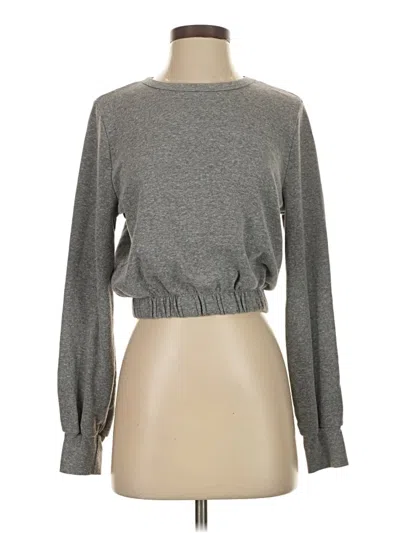 Pre-owned T.la Pullover Sweater In Gray