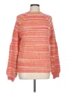 T.la Pullover Sweater In Orange