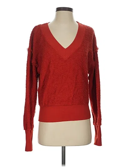 Pre-owned T.la Pullover Sweater In Red