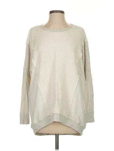 Pre-owned T.la Pullover Sweater In White