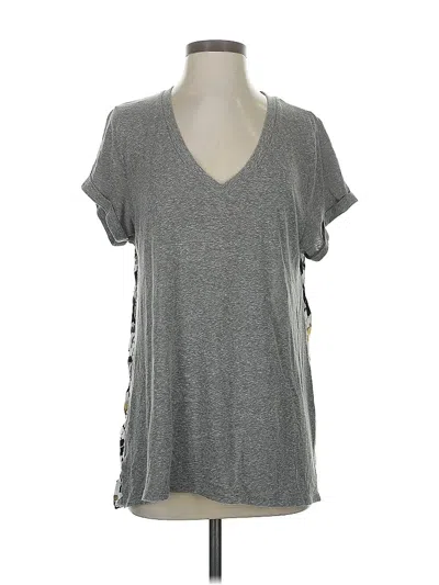 Pre-owned T.la Short Sleeve T-shirt In Gray