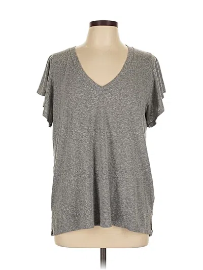Pre-owned T.la Short Sleeve T-shirt In Gray