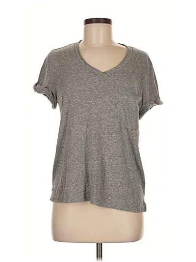 Pre-owned T.la Short Sleeve T-shirt In Gray