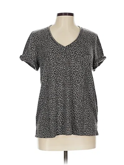 Pre-owned T.la Short Sleeve T-shirt In Gray