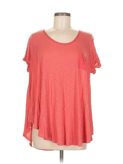 Pre-owned T.la Short Sleeve T-shirt In Red