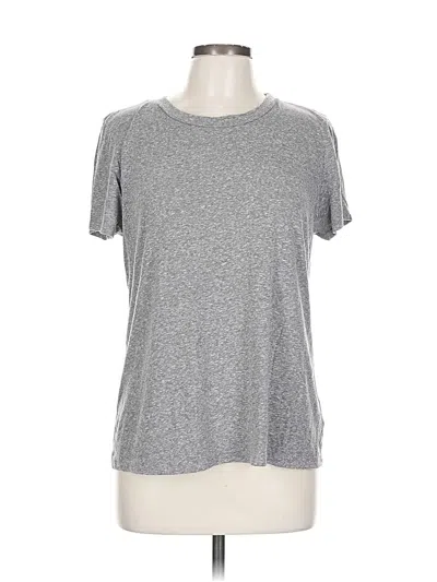 Pre-owned T.la Short Sleeve T-shirt In Silver