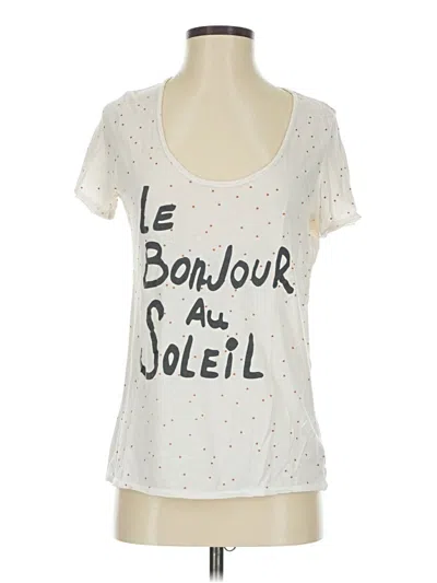 Pre-owned T.la Short Sleeve T-shirt In White