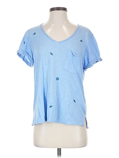 Pre-owned T.la Short Sleeve T-shirt In Blue