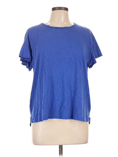 Pre-owned T.la Short Sleeve T-shirt In Blue