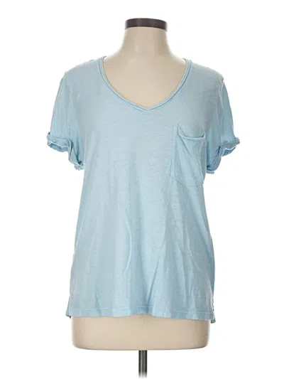 Pre-owned T.la Short Sleeve T-shirt In Blue