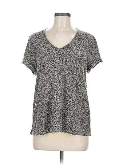 Pre-owned T.la Short Sleeve T-shirt In Gray
