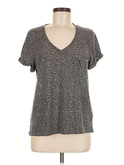 Pre-owned T.la Short Sleeve T-shirt In Gray