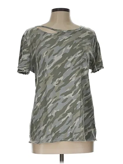Pre-owned T.la Short Sleeve T-shirt In Gray