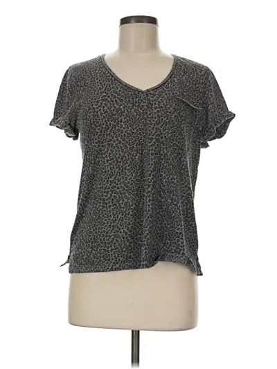 Pre-owned T.la Short Sleeve T-shirt In Gray
