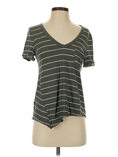 Pre-owned T.la Short Sleeve T-shirt In Gray