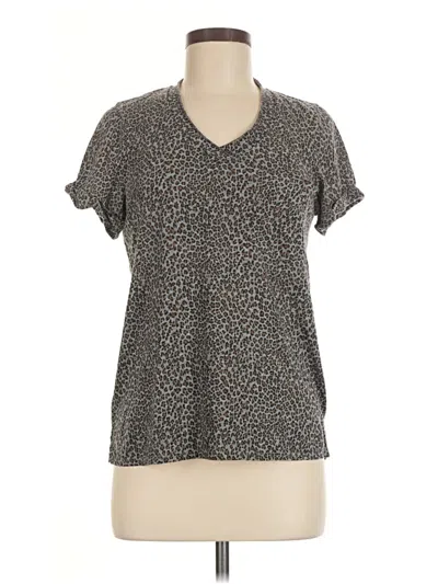 Pre-owned T.la Short Sleeve T-shirt In Gray