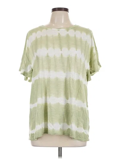 Pre-owned T.la Short Sleeve T-shirt In Green