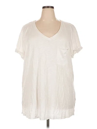 Pre-owned T.la Short Sleeve T-shirt In Ivory