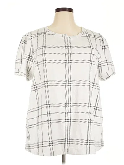 Pre-owned T.la Short Sleeve T-shirt In Ivory