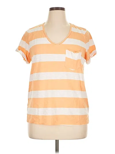 Pre-owned T.la Short Sleeve T-shirt In Orange