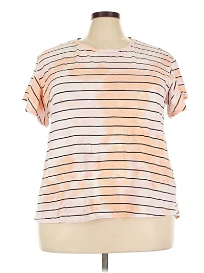 Pre-owned T.la Short Sleeve T-shirt In Orange